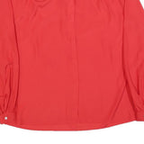 G PATRICK Womens Red Long Sleeve Shirt Collar Blouse L Classic Lightweight