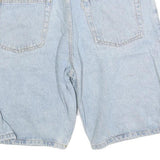 FRIEND Mens Shorts Blue Denim Casual M W32 Cotton Blend Classic Fit
