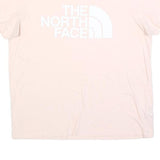 THE NORTH FACE Womens Pink White Logo Casual T-Shirt M Short Sleeve Crew Neck