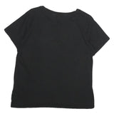 LEVI'S Womens Black Battery St Graphic T-Shirt L Short Sleeve Crew Neck Cotton