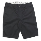 BEN DAVIS Mens Shorts Black Cotton Blend Casual 2XL W40 Workwear Durable