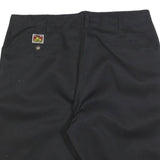 BEN DAVIS Mens Shorts Black Cotton Blend Casual 2XL W40 Workwear Durable