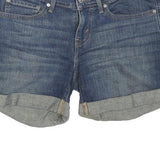LEVI'S Womens Denim Blue Casual Shorts M W32 Rolled Hem Classic Fit