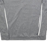 ADIDAS Womens Grey Sweatshirt M Crew Neck Polyester Blend Sportswear Casual