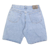 WRANGLER Mens Denim Shorts Light Blue Casual M W33 Classic Fit Cotton Blend
