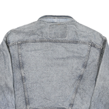 LEVI'S Womens Blue Denim Button Jacket L Cotton Blend Classic Fit Casual