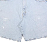 WRANGLER Mens Shorts Blue Casual Denim L W36 Cotton Blend Relaxed Fit