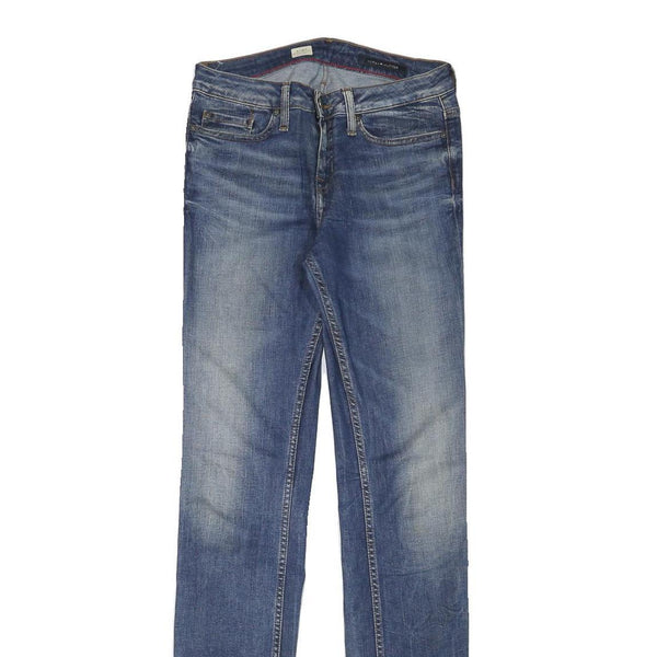 TOMMY HILFIGER Womens Blue Slim Skinny Denim Light W27 L34 Stretch Jeans