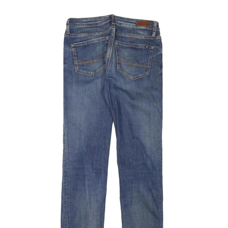 TOMMY HILFIGER Womens Blue Slim Skinny Denim Light W27 L34 Stretch Jeans