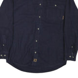 LEGENDARY WHITE TAILS Mens Navy Shirt S Button Cotton Blend Classic Casual
