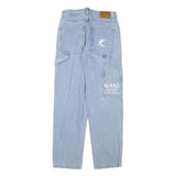 KARL KANI Womens Jeans Blue Relaxed Straight Denim Light W28 L30 Casual Urban