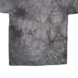 THE MOUNTAIN Mens Black Tie Dye Elephant Graphic T-Shirt XL Crew Neck Short