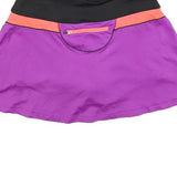 FILA Womens Purple & Pink Athletic Mini Skort Polyester Blend Size M Activewear
