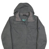 MAMMUT Womens Grey Outdoor Jacket M Polyester Blend Zip Hooded Regular Fit