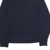 TOMMY HILFIGER Mens Navy Plain Cotton Crew Neck Basic Knit Jumper M Casual