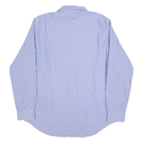 POLO RALPH LAUREN Mens Blue Red Check Shirt XL Classic Cotton Long Sleeve Button