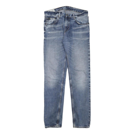 BEN SHERMAN Womens Regular Blue Denim Light W32 L32 Zip Closure Jeans