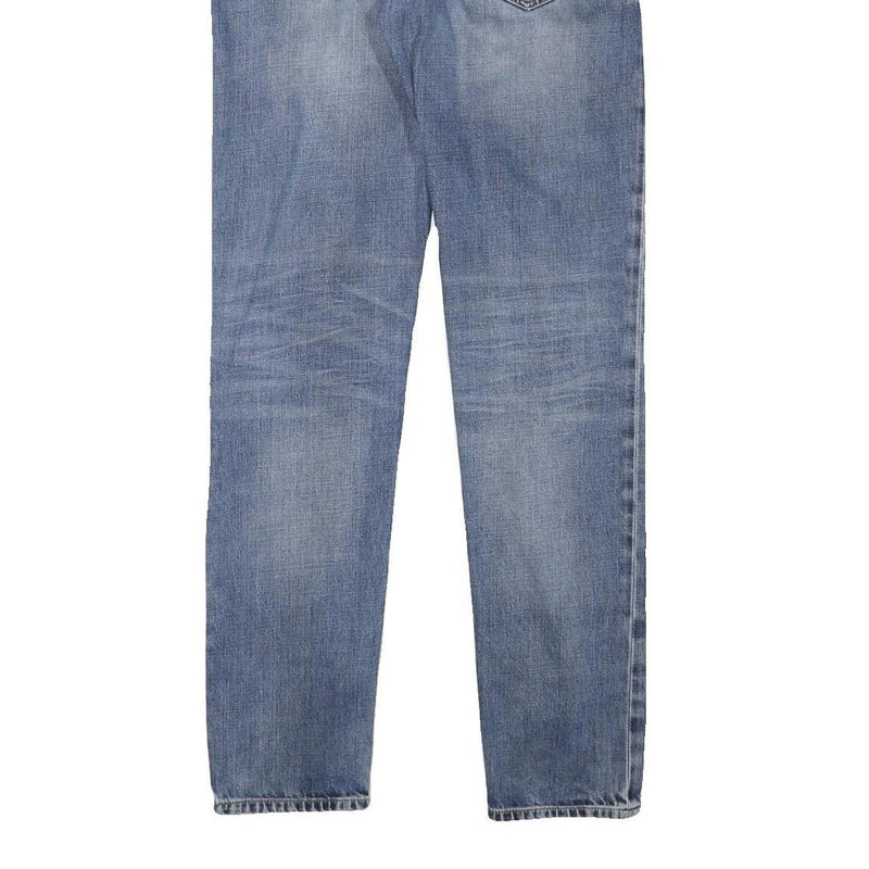 BEN SHERMAN Womens Regular Blue Denim Light W32 L32 Zip Closure Jeans