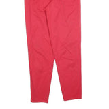 TAIFUN Womens Red Regular Fit Straight Leg Trousers W28 L32 Comfort Classic