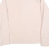 CALVIN KLEIN PERFORMANCE Womens Beige Plain Polyester Pullover Crew Neck Jumper