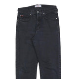 LEE COOPER Mens Black Regular Fit Straight Denim Jeans W33 L30 Classic Cotton