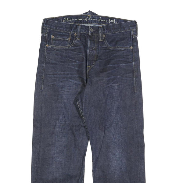 LEVI'S Womens Relaxed Blue Denim Medium Zip W30 L30 Classic Comfort Jeans