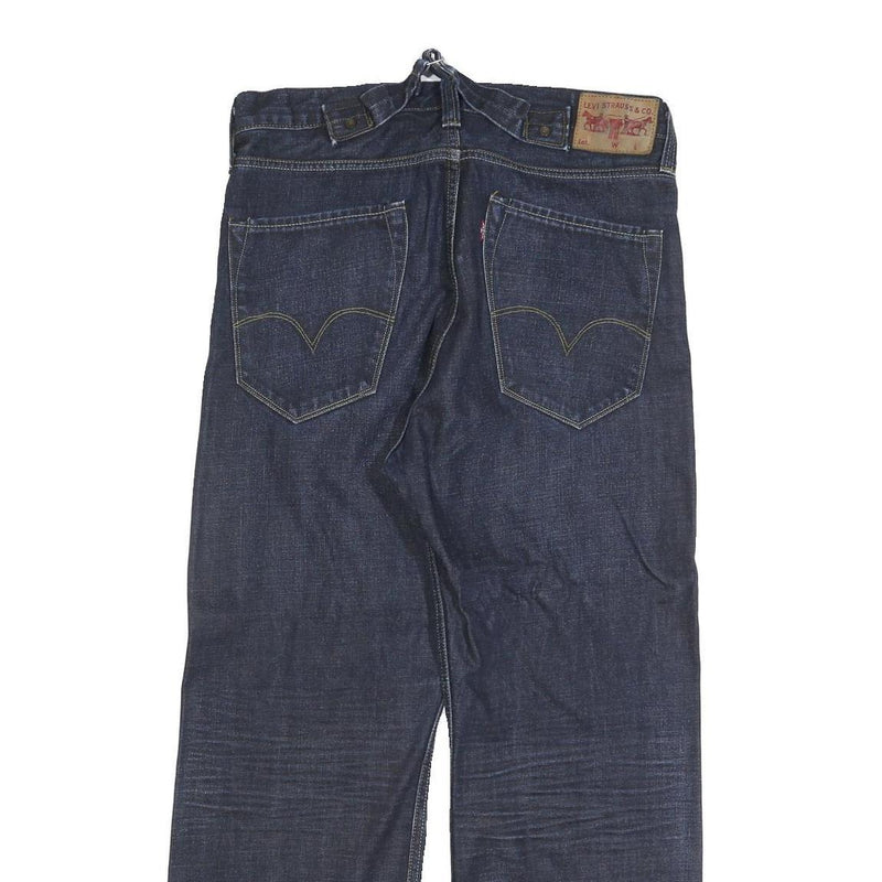 LEVI'S Womens Relaxed Blue Denim Medium Zip W30 L30 Classic Comfort Jeans