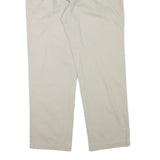 NAUTICA Mens Regular Fit Beige Cotton Blend Trousers W36 L29 Casual Zip Closure