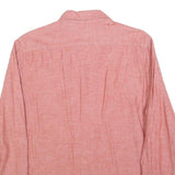 LEVI'S Mens Red Button Down Shirt M Cotton Casual Classic Fit Long Sleeve