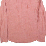 LEVI'S Mens Red Button Down Shirt M Cotton Casual Classic Fit Long Sleeve