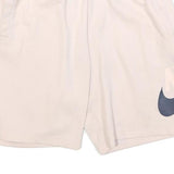 NIKE Mens Shorts White Nike SB Casual S W28 Cotton Blend Logo Print