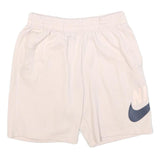 NIKE Mens Shorts White Nike SB Casual S W28 Cotton Blend Logo Print