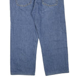 DICKIES Mens Regular Blue Denim Plain Jeans W38 L26 Zip Closure Classic Fit