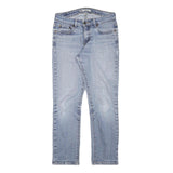LEVI'S Womens Slim Blue Denim Light Wash Jeans W28 L26 Classic Cotton Blend Zip