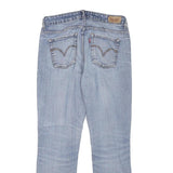 LEVI'S Womens Slim Blue Denim Light Wash Jeans W28 L26 Classic Cotton Blend Zip