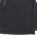 NAUTICA Mens Black & White Half Zip XL Cotton Blend Sweatshirt With Pocket