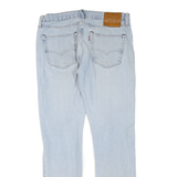 LEVI'S 512 Womens Jeans Blue Regular Slim Denim Light W33 L32 Classic Zip