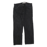 LEVI'S 505 Mens Jeans Black Regular Straight Denim Medium W38 L30 Zip Closure