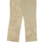 CARHARTT Mens Cotton Blend Beige Relaxed Straight Trousers W32 L32 Casual