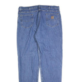 CARHARTT Mens Jeans Blue Relaxed Straight Denim Medium W44 L38 Casual Workwear