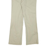 DICKIES Womens Regular Fit Beige Cotton Blend Zip Trousers W31 L30 Classic