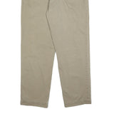 POLO RALPH LAUREN Mens Cotton Beige Relaxed Straight Trousers W35 L32 Casual