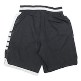 NIKE Mens Black & White Sports Casual Shorts S W26 Drawstring Pockets