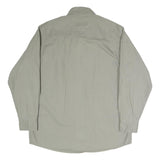 WOOLRICH Mens Green Cotton Casual Shirt M Button Down Long Sleeve Pockets