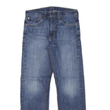 LEVI'S Mens Jeans Blue Regular Straight Denim Medium W30 L30 Casual Zip