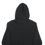 FILA Mens Black Cotton Blend Pullover Hoodie M Logo Embroidered