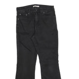 LEVI'S 725 Slim Womens Black Denim Slim Bootcut W31 L30 Fitted Stretch Jeans