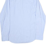 TOMMY HILFIGER Mens Blue Cotton Shirt M Long Sleeve Button Casual Smart