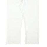 RALPH LAUREN Mens White Regular Fit Denim Jeans Cotton Blend Zip W34 L26 Classic
