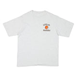 Mens White Cleveland Browns Graphic T-Shirt M Short Sleeve Crew Neck Casual